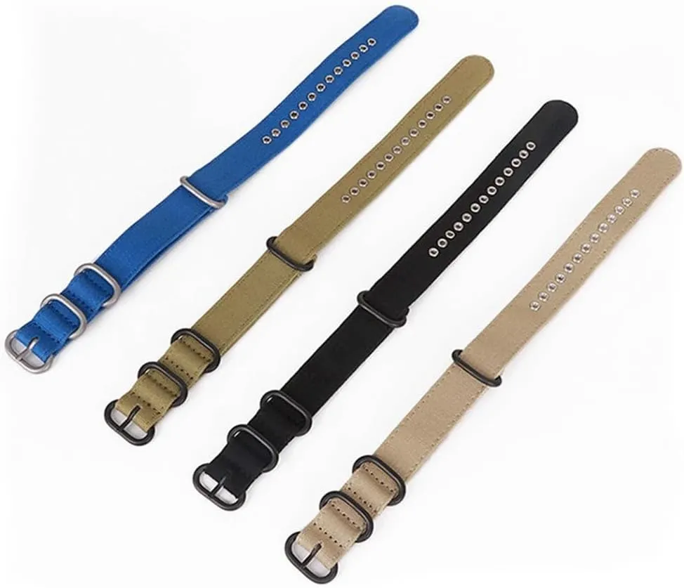 for Seiko 18mm 20mm 22mm Fabric Strap for Men Women Replacement Nylon Strap for craft habitat fish benefit Omega Canvas Military Strap 