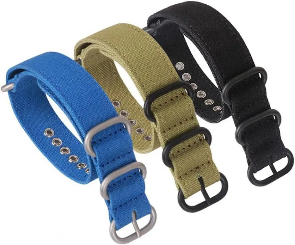 for Seiko 18mm 20mm 22mm Fabric Strap for Men Women Replacement Nylon Strap for craft habitat fish benefit Omega Canvas Military Strap 