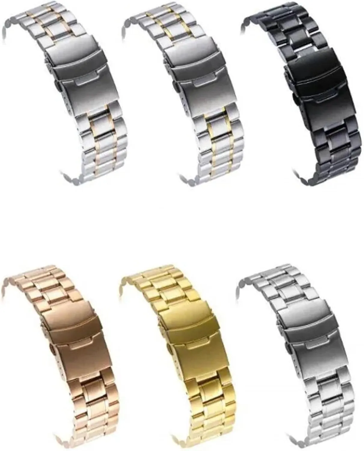 For Smart aggressiveness Watch Quartz Watch Traditional Watch Stainless Steel Metal Solid Watch Band 18-24mm Unisex Suitable 