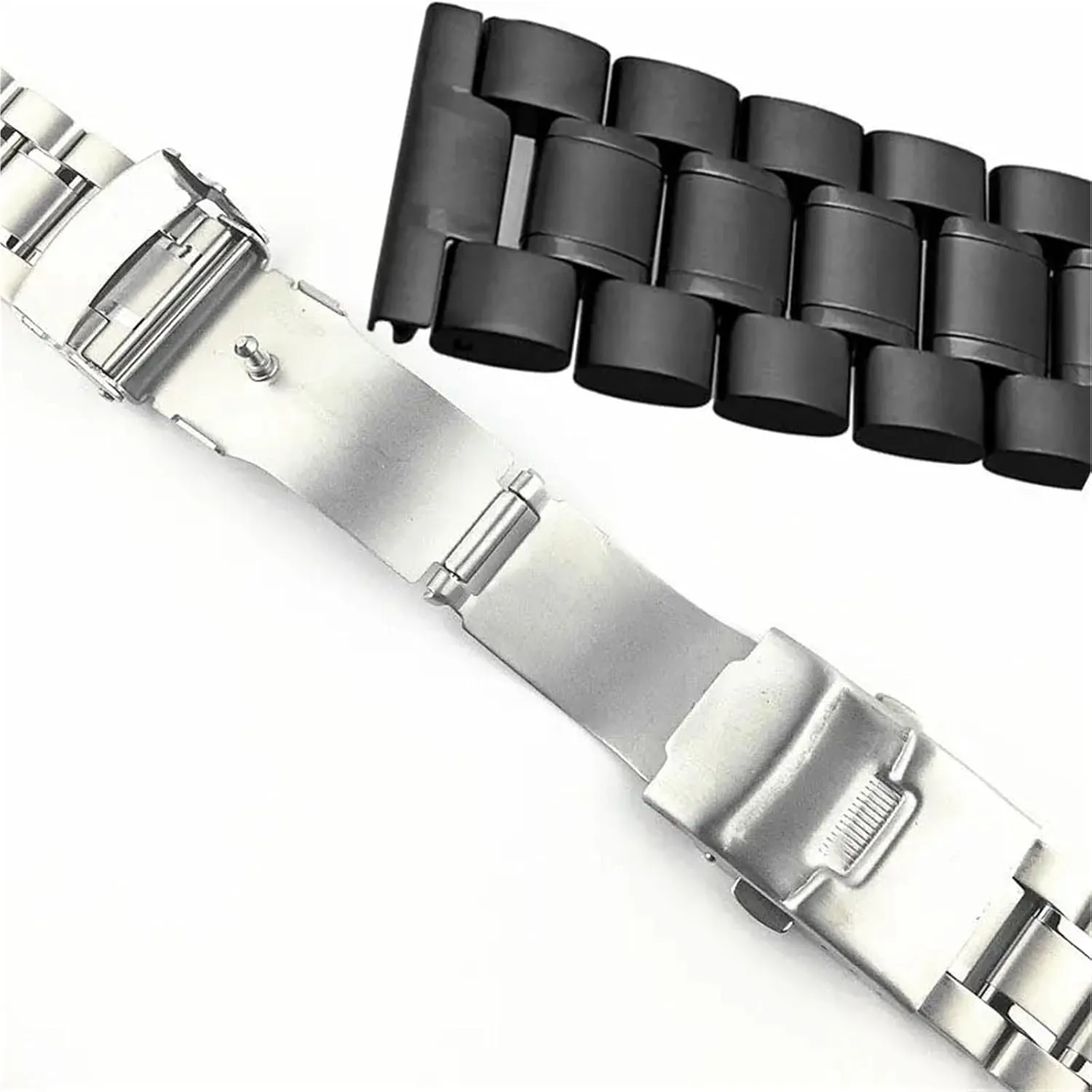 For Smart aggressiveness Watch Quartz Watch Traditional Watch Stainless Steel Metal Solid Watch Band 18-24mm Unisex Suitable 