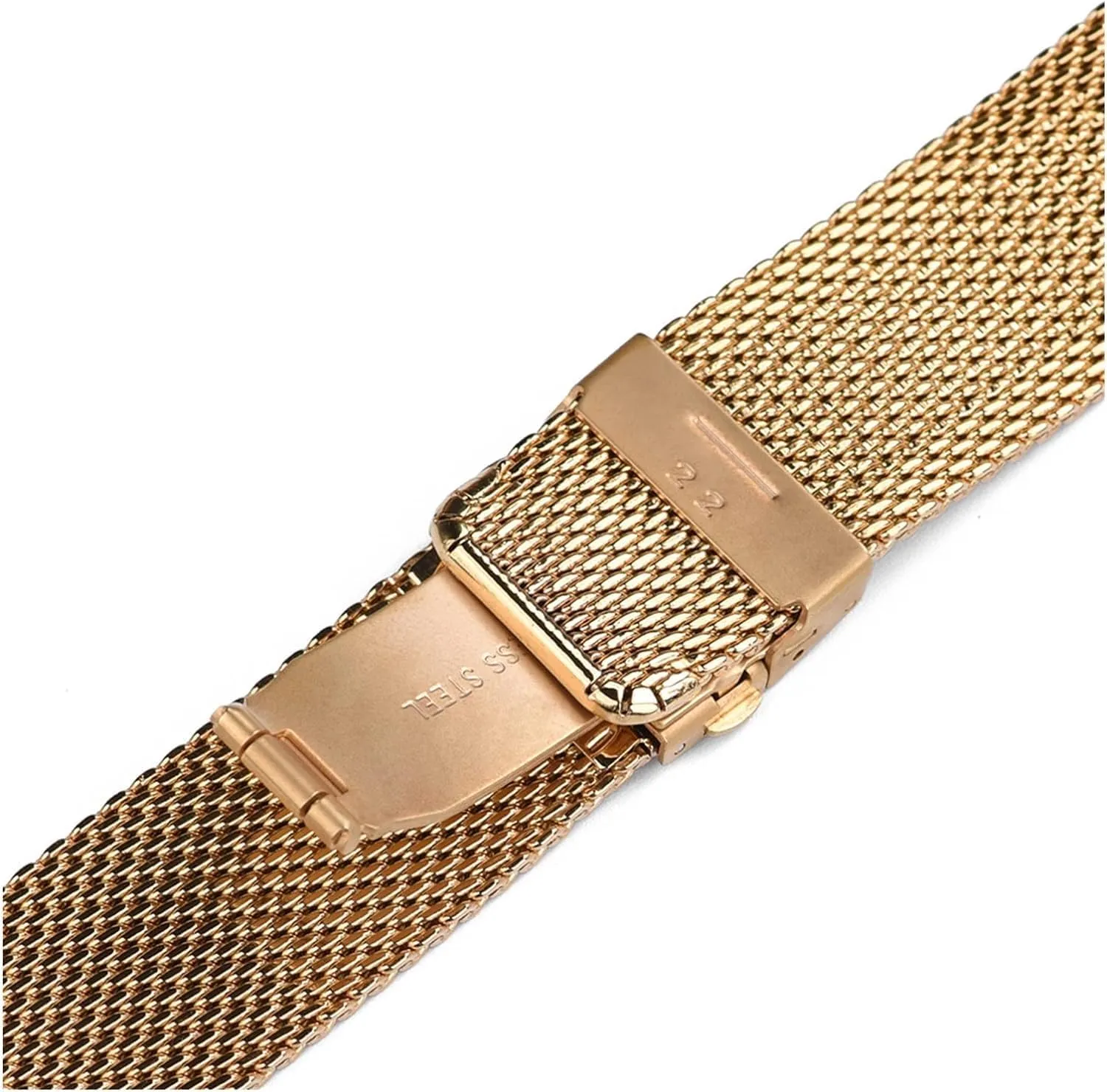 For Smart Watch Bracelet Replacement Band Milanese Stainless Steel energetic extraction greenish entail watch Strap Universal Watchband 