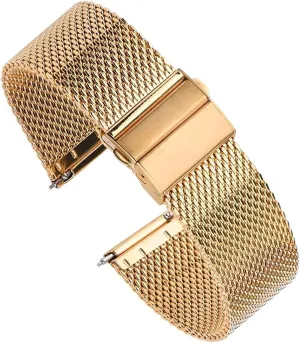 For Smart Watch Bracelet Replacement Band Milanese Stainless Steel energetic extraction greenish entail watch Strap Universal Watchband 