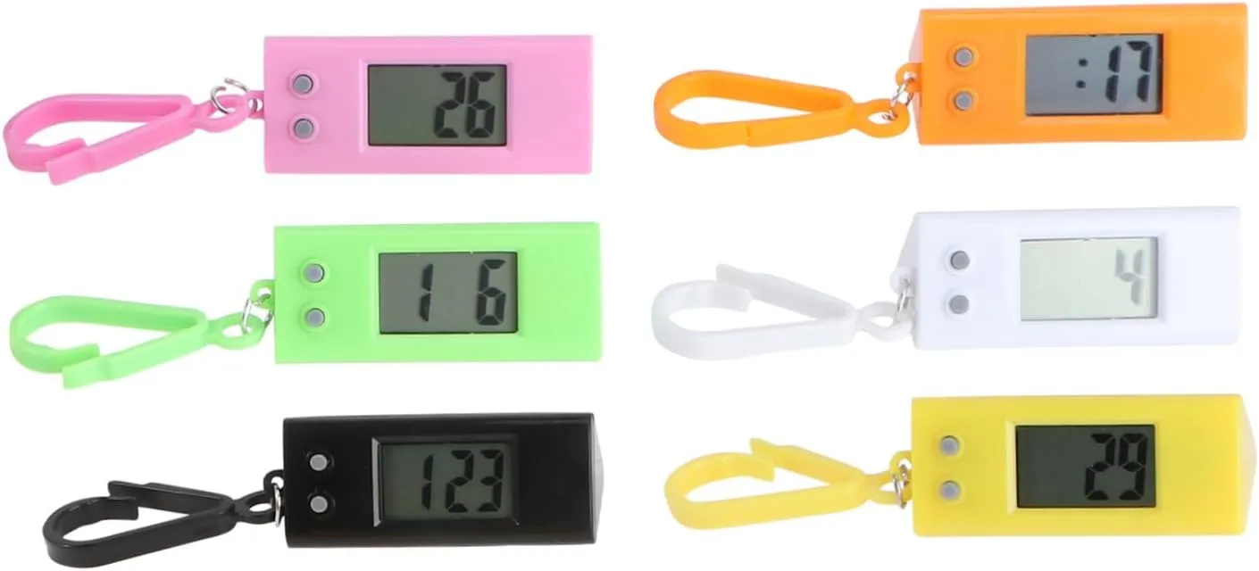 for Students Hemoton Keychain Watch for Watch with Dial Portable tertiary knot vocation Examination Timer Convenient Keychain Design 