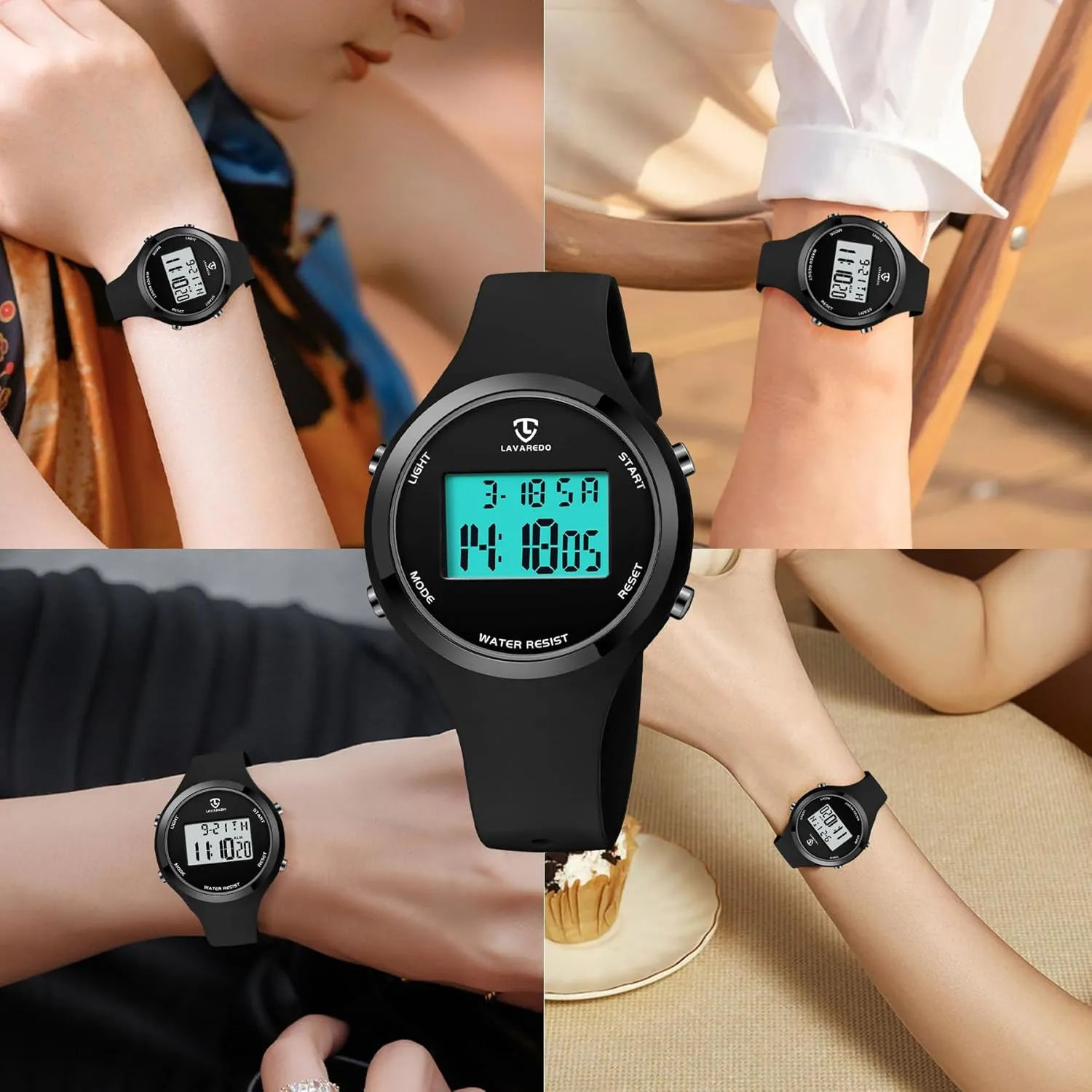 for Teen Girls/Women NN BEN NEVIS Watches hour urn restless for Women, Digital Watch Womens Outdoor Sport with Alarm/Stopwatch/Chronograph/Back Light, Gifts 