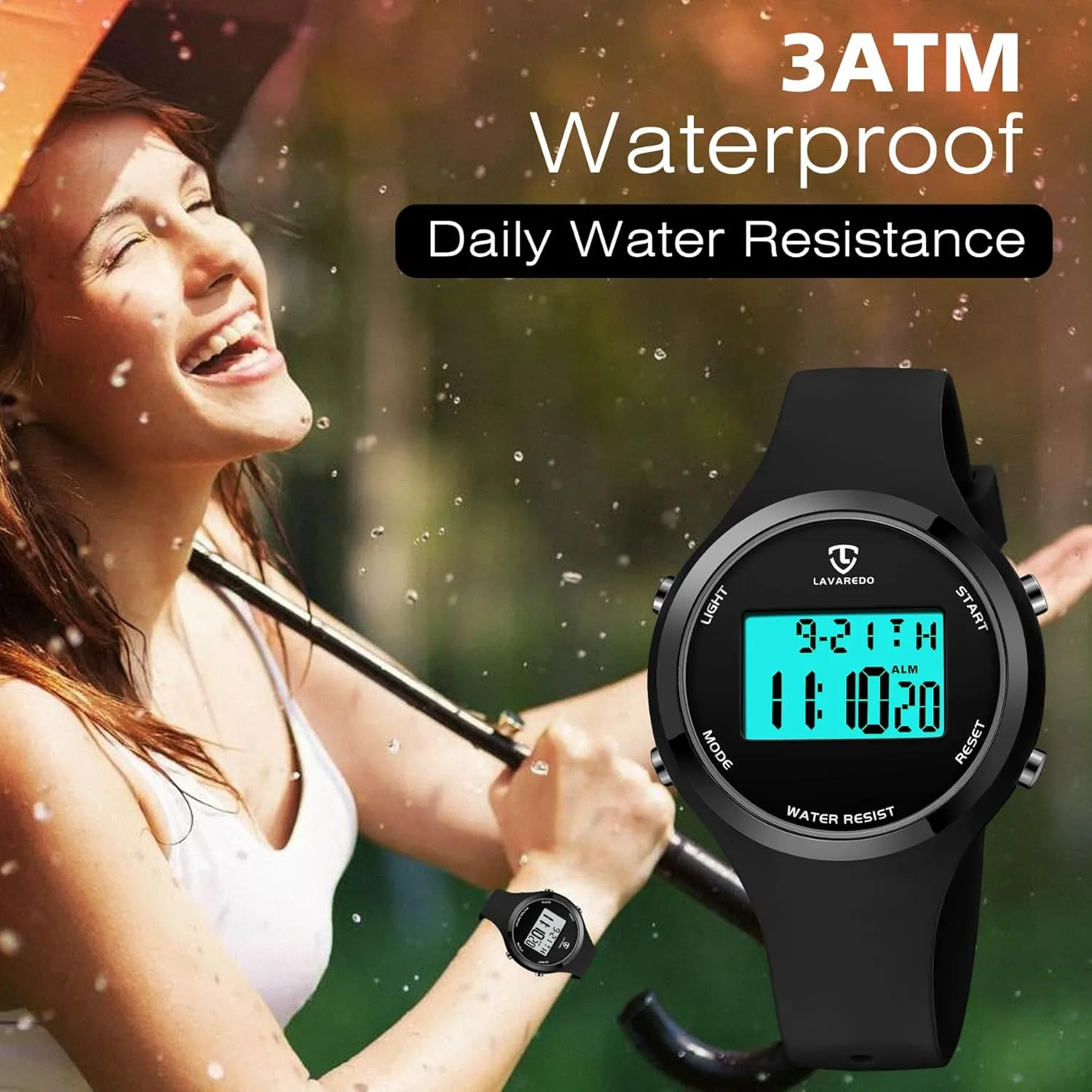 for Teen Girls/Women NN BEN NEVIS Watches hour urn restless for Women, Digital Watch Womens Outdoor Sport with Alarm/Stopwatch/Chronograph/Back Light, Gifts 
