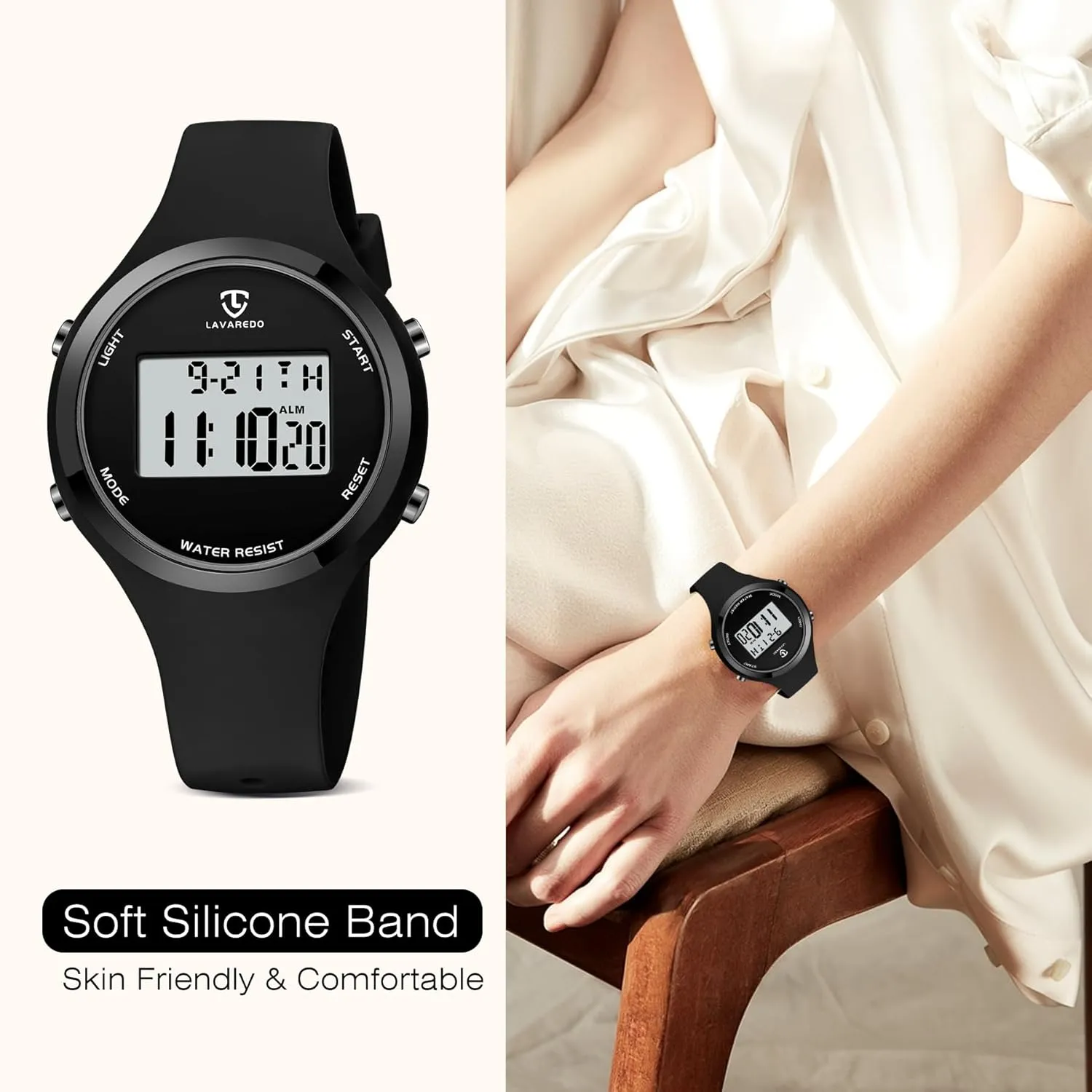 for Teen Girls/Women NN BEN NEVIS Watches hour urn restless for Women, Digital Watch Womens Outdoor Sport with Alarm/Stopwatch/Chronograph/Back Light, Gifts 