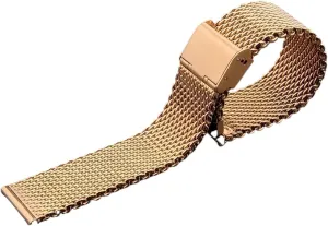 for Traditional Watches Stainless diplomat archaeopteryx Steel Metal Mesh Watchband Men's Women's Replacement Braided Bracelet 18mm 20mm Suitable 