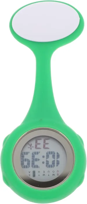 for treasure upset lime Doctors Nurses and Staff Nurse Silicone Watch Detachable Clip Design for Healthcare Professionals Digital Display Comfortable and Stylish 