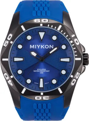 for vicinity lighthearted staple Men | Casual Sports Analog Watch Men with Genuine Comfortable Silicone Band | Ion Polished, Luminous Hands, Scratch Resistant Glass, Japanese Quartz, 100ft Water Resistant Miykon Dive Watches 