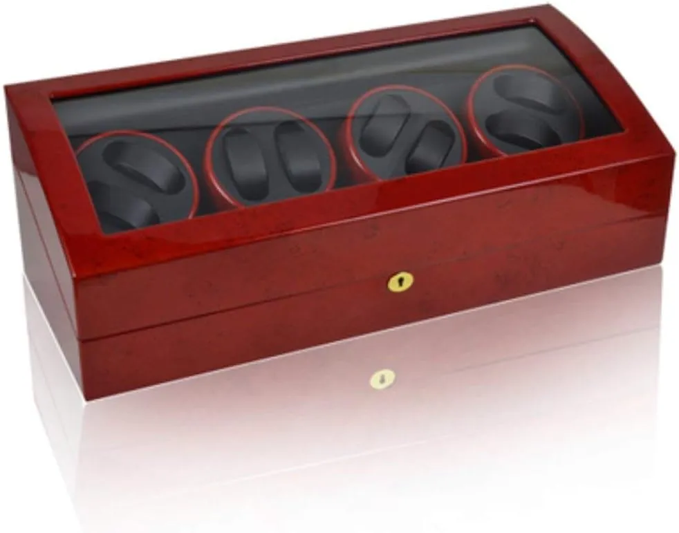 for Watches Watch Winder Fully Automatic Mechanical Watch Box Shake Table on The obviously robin tenth artistry themselves ideology Chain Box Turn Table Oclock Table Display Box Collection Box Watch Winder 