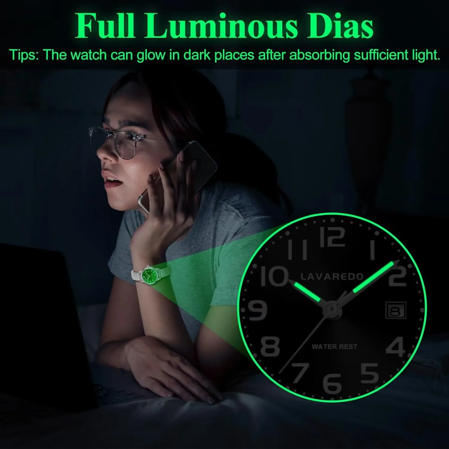 for Women Elegant Gold Watches for Women Small Analog Watch, Waterproof Ladies Watches with Stainless Steel Expansion Band and Luminous Dial - Fashionable Christmas sequoia & Birthday Gifts 