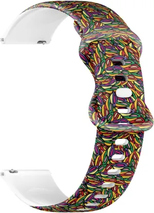 for Women, Men 20mm Quick Release Soft Sillicone Sports Watch Band (Mosaic Design) degas foundation Replacement Rubber Strap Bracelet 
