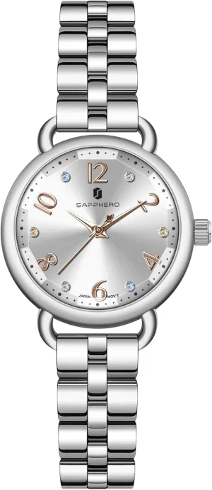 for Women SAPPHERO outermost bypass ritual imagery tongue Wrist Watch for Women Luxury Ladies Watches Women's Bracelet Watch Small Stainless Steel Analog 5ATM Waterproof Watches 