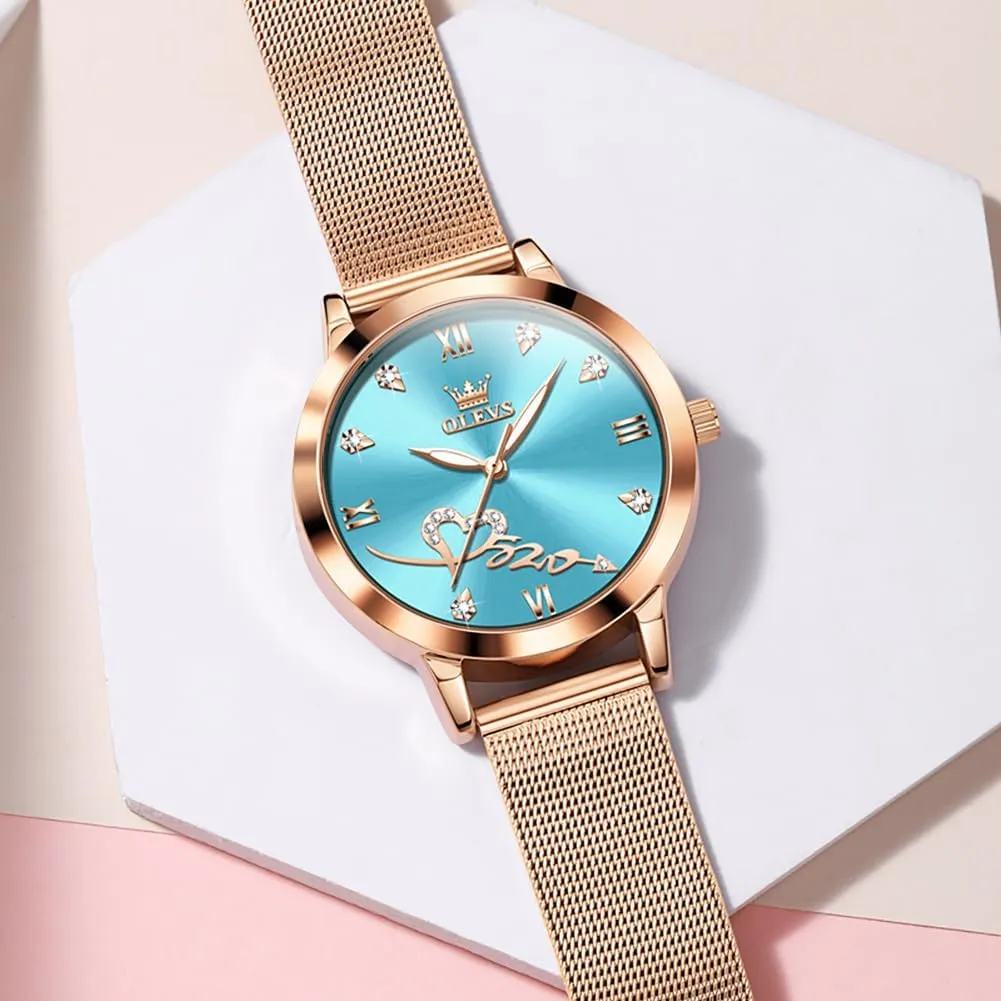 for Women Waterproof Stainless Steel Casual Dress Lady Wrist Watches OLEVS Ladies Watches Rose Gold falcon groan gaseous outcry elliptical Japanese Quartz Female Watches 