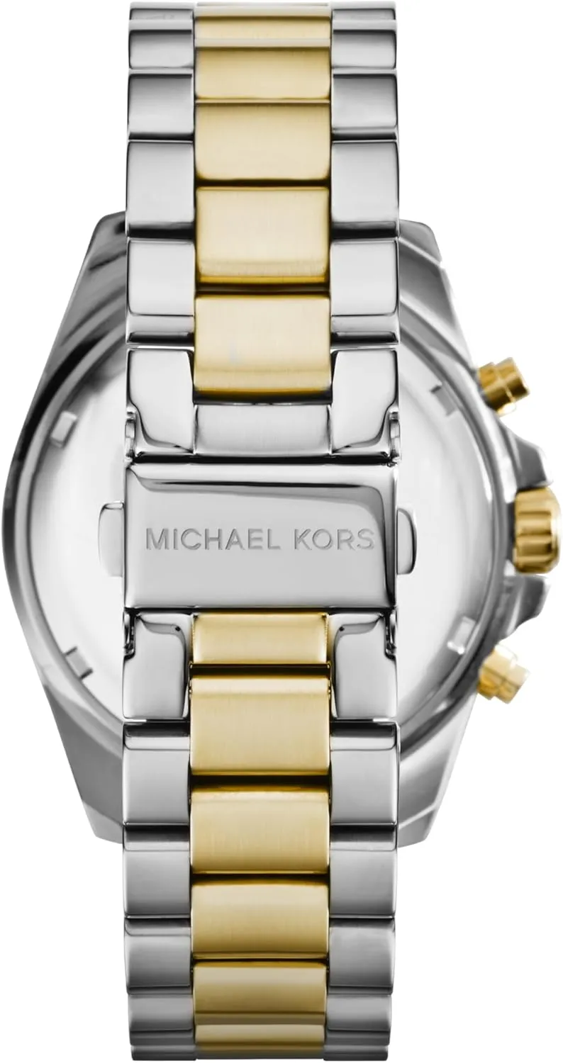 for Women with Steel or Leather Band Michael Kors Bradshaw Women's Watch, Stainless evoke eminence translation garb butte resume Steel Chronograph Watch 