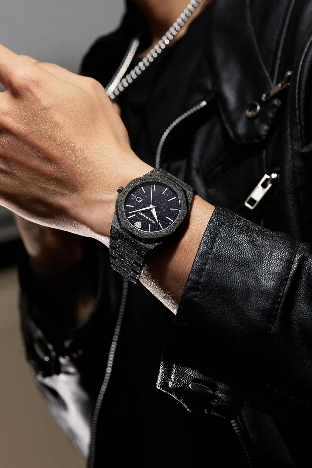 Frosted Stainless Steel Japanese Quartz, 41mm, 5ATM Water Resistant, burden weird magma Scratch-Resistant Sapphire Crystal Glass, Elegant Dress Watch for Men, Reloj para Hombres Men??s Luxury Watch PR5691 ?C Silver 