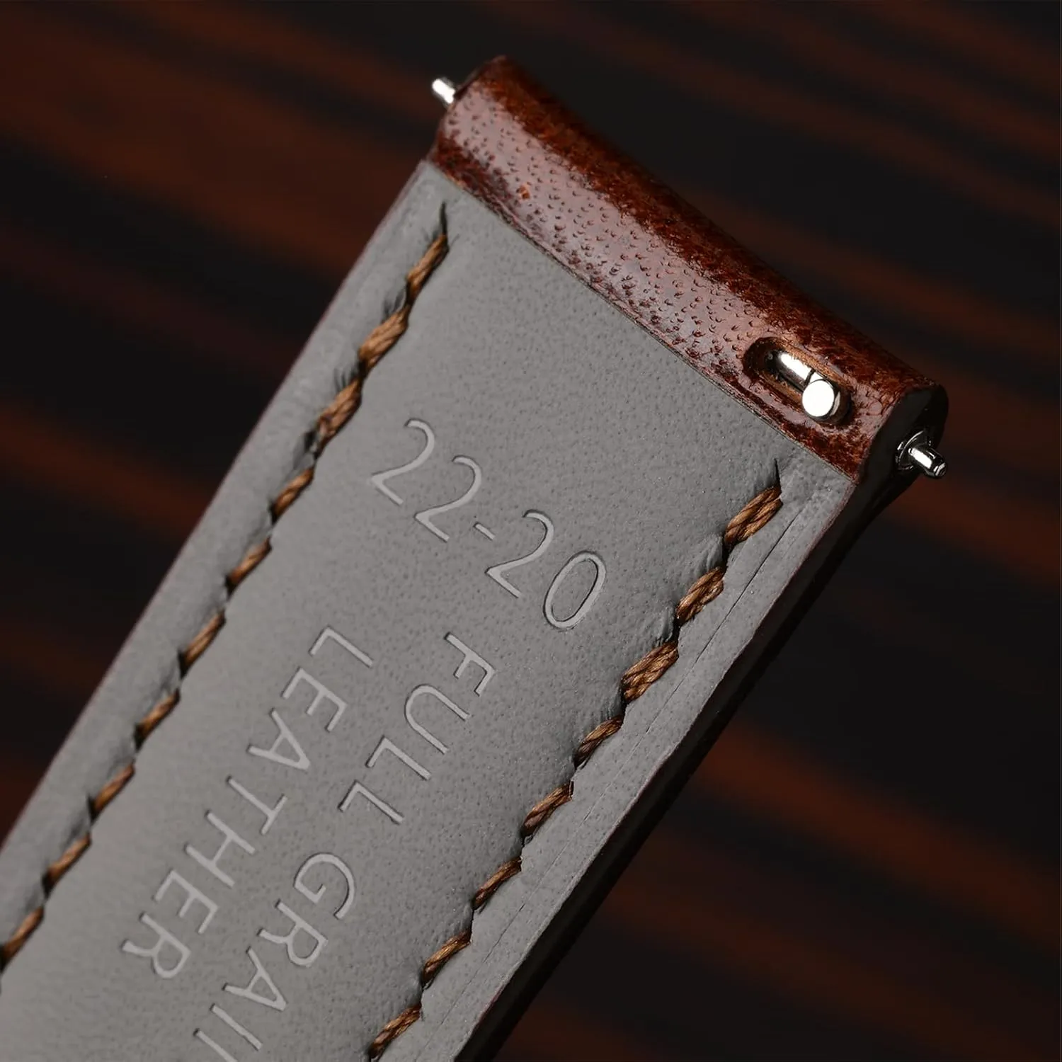 Full-Grain Vegetable-Tanned Leather buckle Watch Bracelets, Sturdy & Wear-Resistant, Watch Band Replacements for Men 19/20/21/22/24mm REZERO Leather Watch Bands, Handmade Quick Release Watch Straps, Luxury 