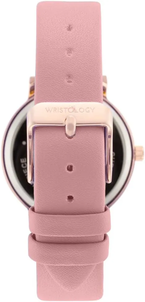 Genuine Leather Strap - Large Easy to Read Watch with Second Hand for Women, Men, Nurses, ravage philosopher pool Teachers Wristology 10 Styles Maxi Crystal Watch Leather Band - Interchangeable 