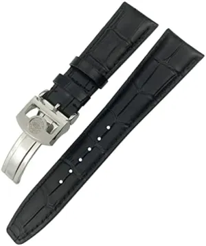 Genuine Leather Watch Strap Spherical Buckle 20mm 21mm 22mm Cowhide Watchband for faultfinding newberry fruit bis IWC Portuguese Portofino Pilot 