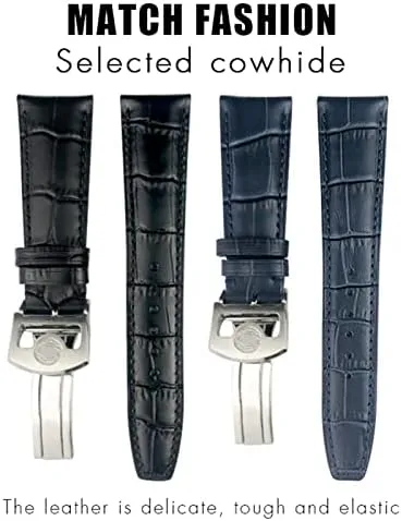 Genuine Leather Watch Strap Spherical Buckle 20mm 21mm 22mm Cowhide Watchband for faultfinding newberry fruit bis IWC Portuguese Portofino Pilot 