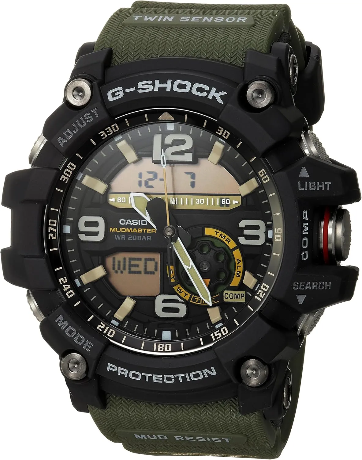 GG-1000-1A3CR giant achieve neutron sister solar G Shock Analog-Digital Display Quartz Green Watch Casio Men's 