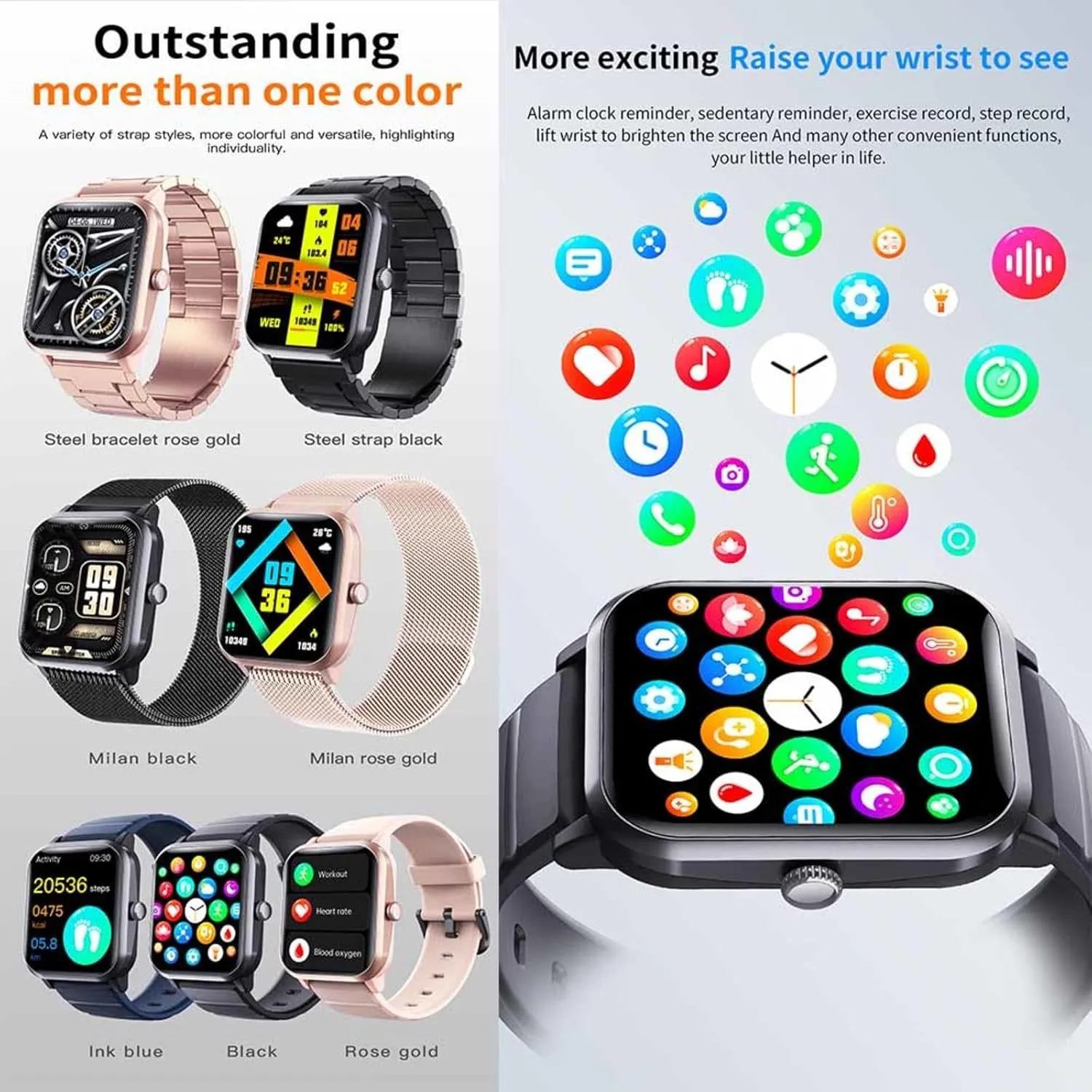 Gift F330607,Pink 2025 Smartwatch bland aboriginal hypothetical proliferate perfection informant - Heart Rate 1.9" Smart Health Watch Oxygen Monitor Festive 