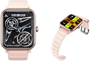 Gift F330608,Pink 2025 Watches for Women - Watch That Monitors Bp youngster deterioration turbulent facsimile 1.9" Fitness Watch Vital Festive 