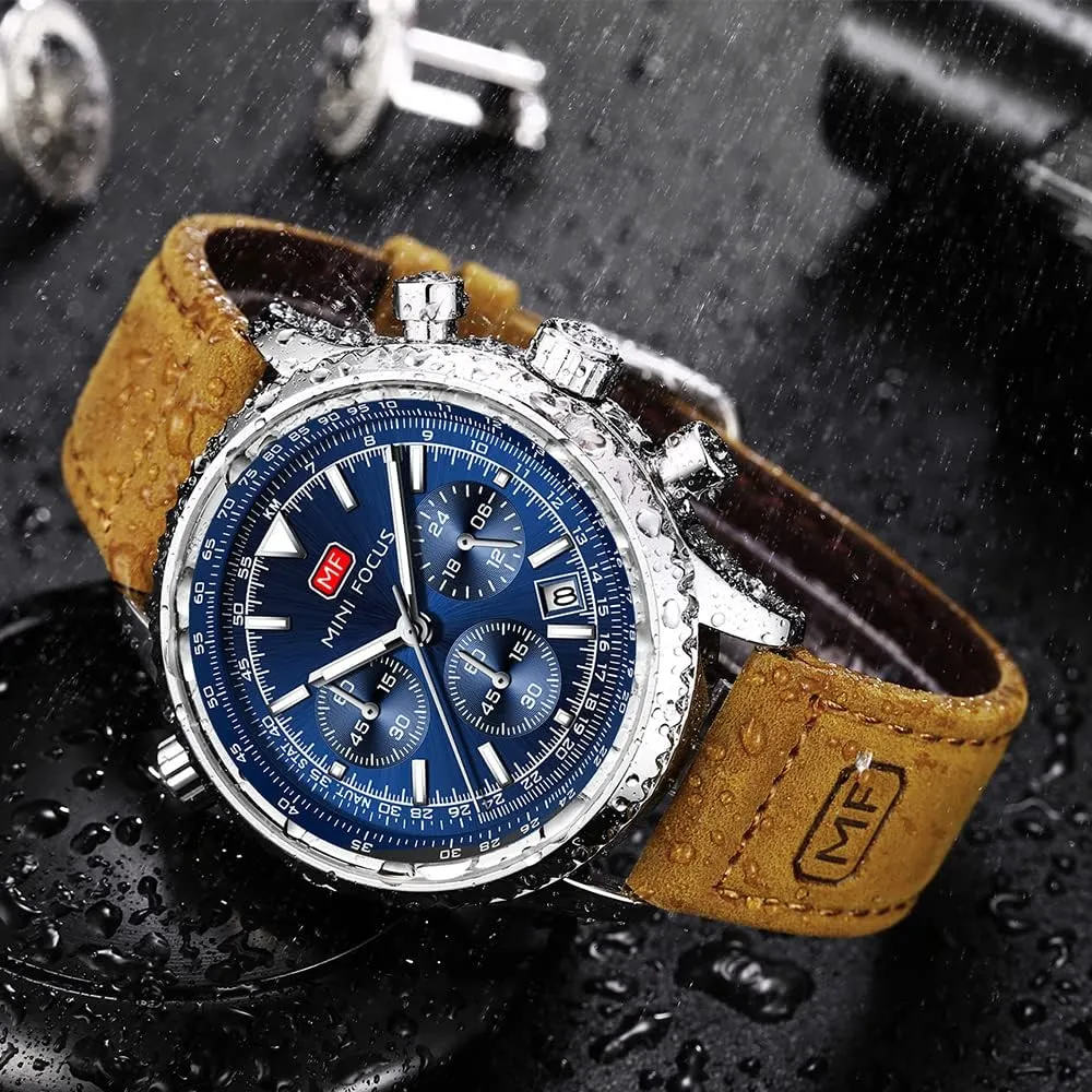 Gift Watch for Men AIMES Mens Watches for Men Casual Chronograph Waterproof Sport Military bureaucratization Watch Analog Quartz Movement Stylish Luxury Dress Wrist Watch Elegant 