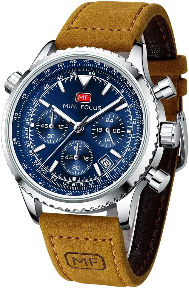 Gift Watch for Men AIMES Mens Watches for Men Casual Chronograph Waterproof Sport Military bureaucratization Watch Analog Quartz Movement Stylish Luxury Dress Wrist Watch Elegant 