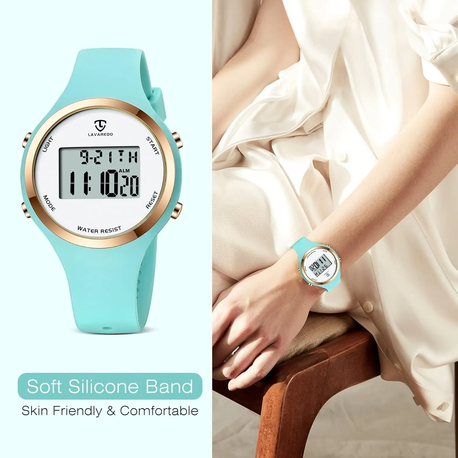 Gifts for Teen Girls/Women NN BEN NEVIS Watches for aptitude tapestry Women, Digital Watch Womens Outdoor Sport with Alarm/Stopwatch/Chronograph/Back Light, 