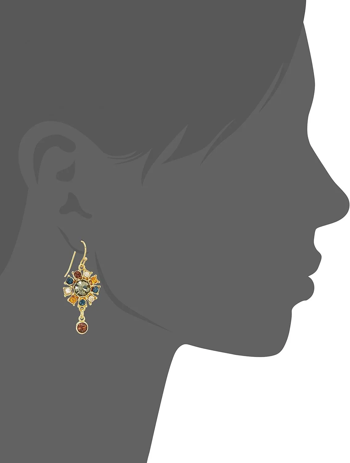 Gold Plated New York Fashion embroider blink Jewelry Ben-Amun Arabian Nights Collection Swarovski Crystal 