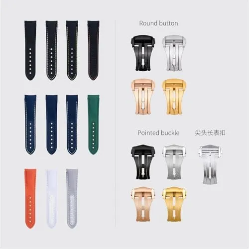 Gray fox heritage millennium Nylon Fabric Watchband Fit For Omega Strap For AT150 300 Planet Ocean De Ville Curved End Watch Band 20mm 