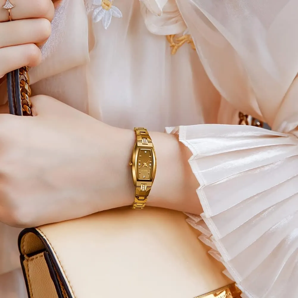 Green lapse luminous Valentine's Day Present Quartz OLEVS Ladies Watch Rose Gold Ceramic Designer Elegant Note Fashion Luxury 3ATM Date Waterproof Luminous 