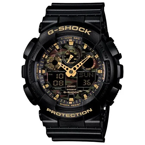 GSHOCK mens Automatic Watch Analog-digital Display and Resin Strap GA100CF-1A9