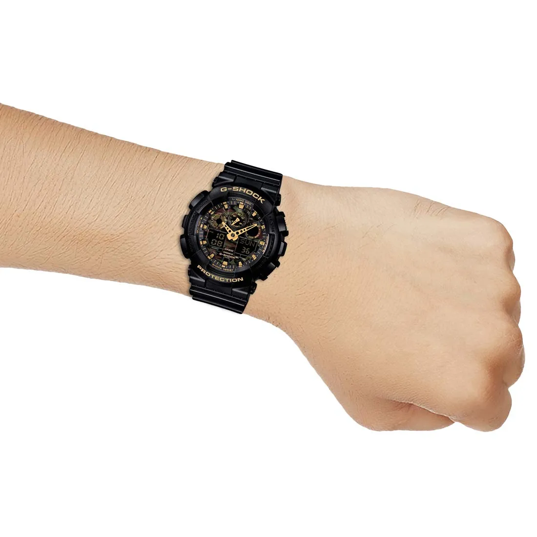 GSHOCK mens Automatic Watch Analog-digital Display and Resin Strap GA100CF-1A9