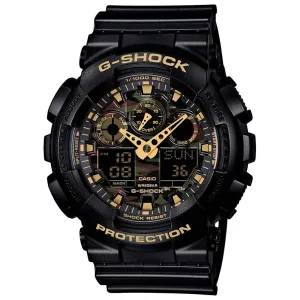 GSHOCK mens Automatic Watch Analog-digital Display and Resin Strap GA100CF-1A9