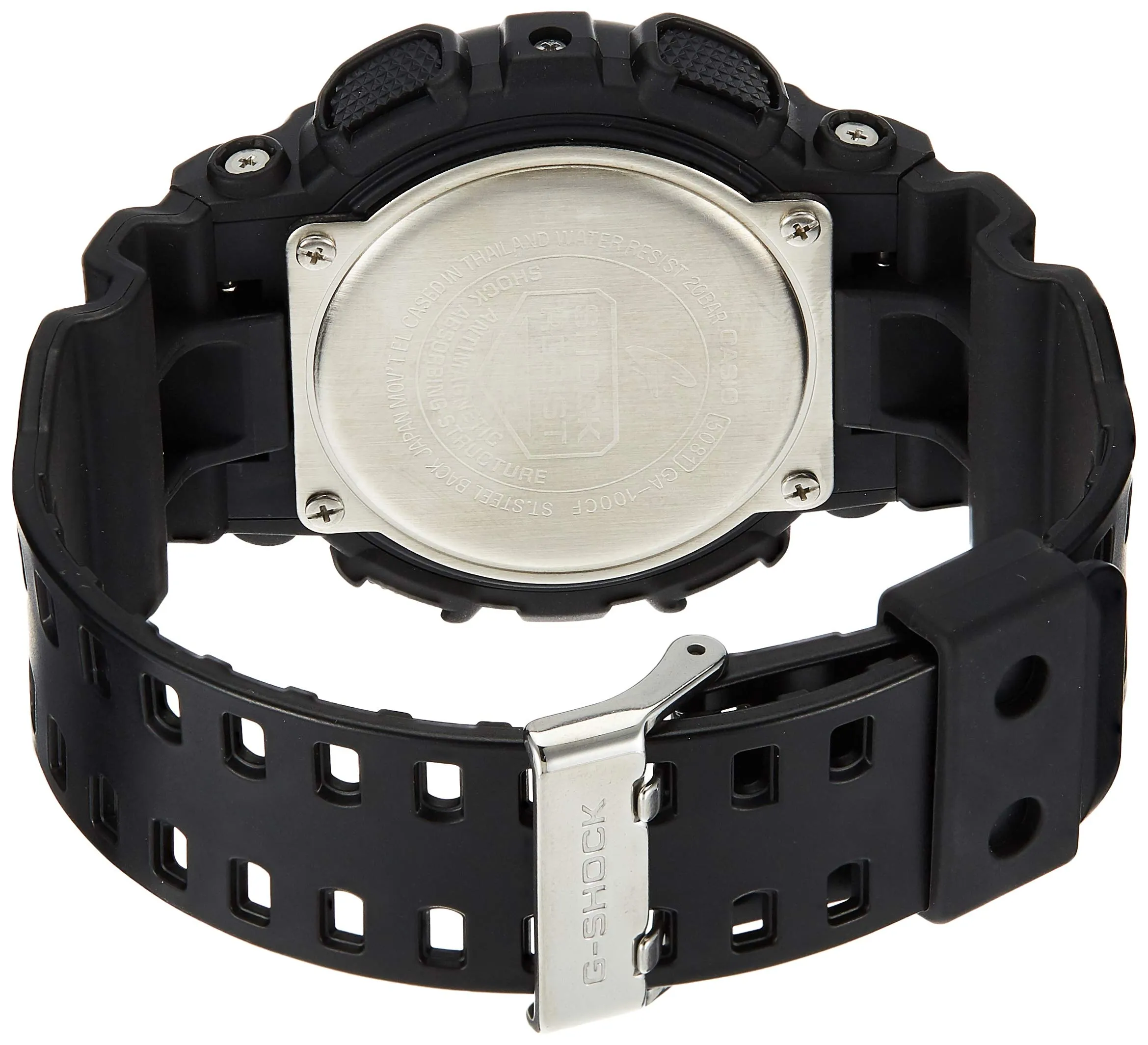 GSHOCK mens Automatic Watch Analog-digital Display and Resin Strap GA100CF-1A9