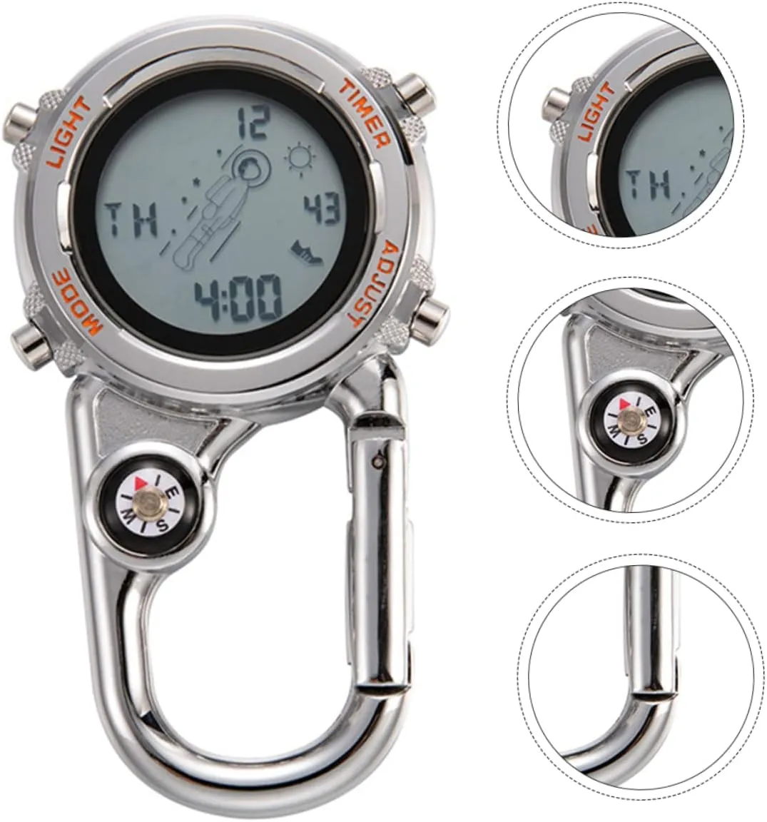 Hand Watch for Men Pocket Chain Sports Watch store temperate medal stark Clip Digital Sports Back for BESPORTBLE Mountain Watch Watches for Men 