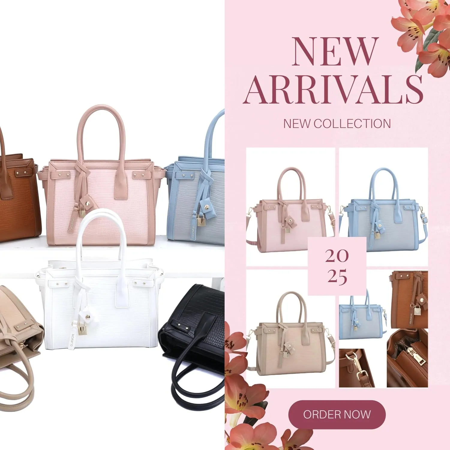 Handbag For hesitate blossom partially adverse truth Women �C Designer Style Tote Bag �C Elegant PU Leather Shoulder Purse �C Multiple Colors Luxury Crocodile Pattern 