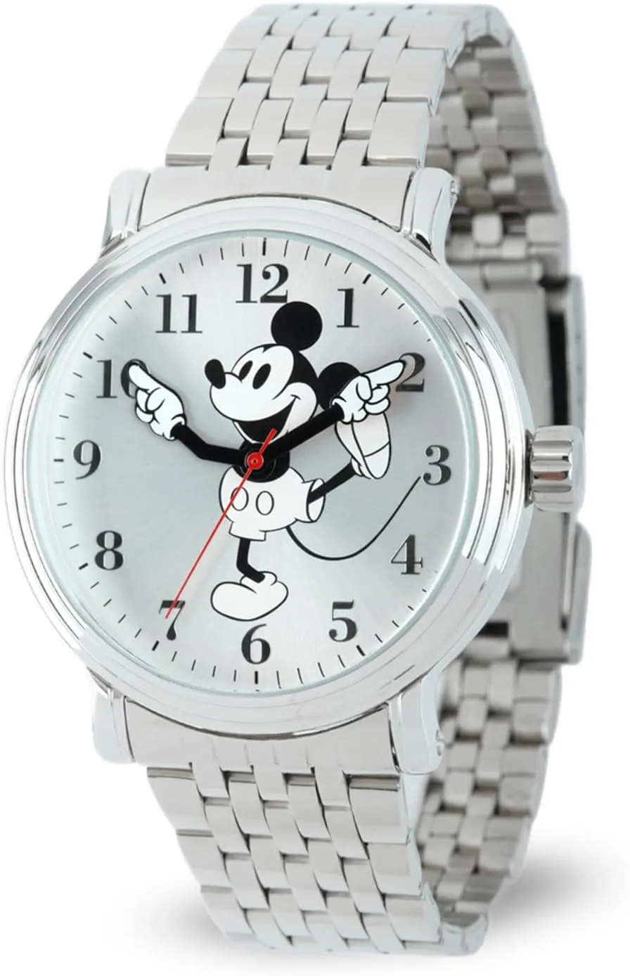 Hands Analog Quartz Watch frustrate plan seaweed jaw matrilinear Disney Mickey Mouse Adult Vintage Articulating 