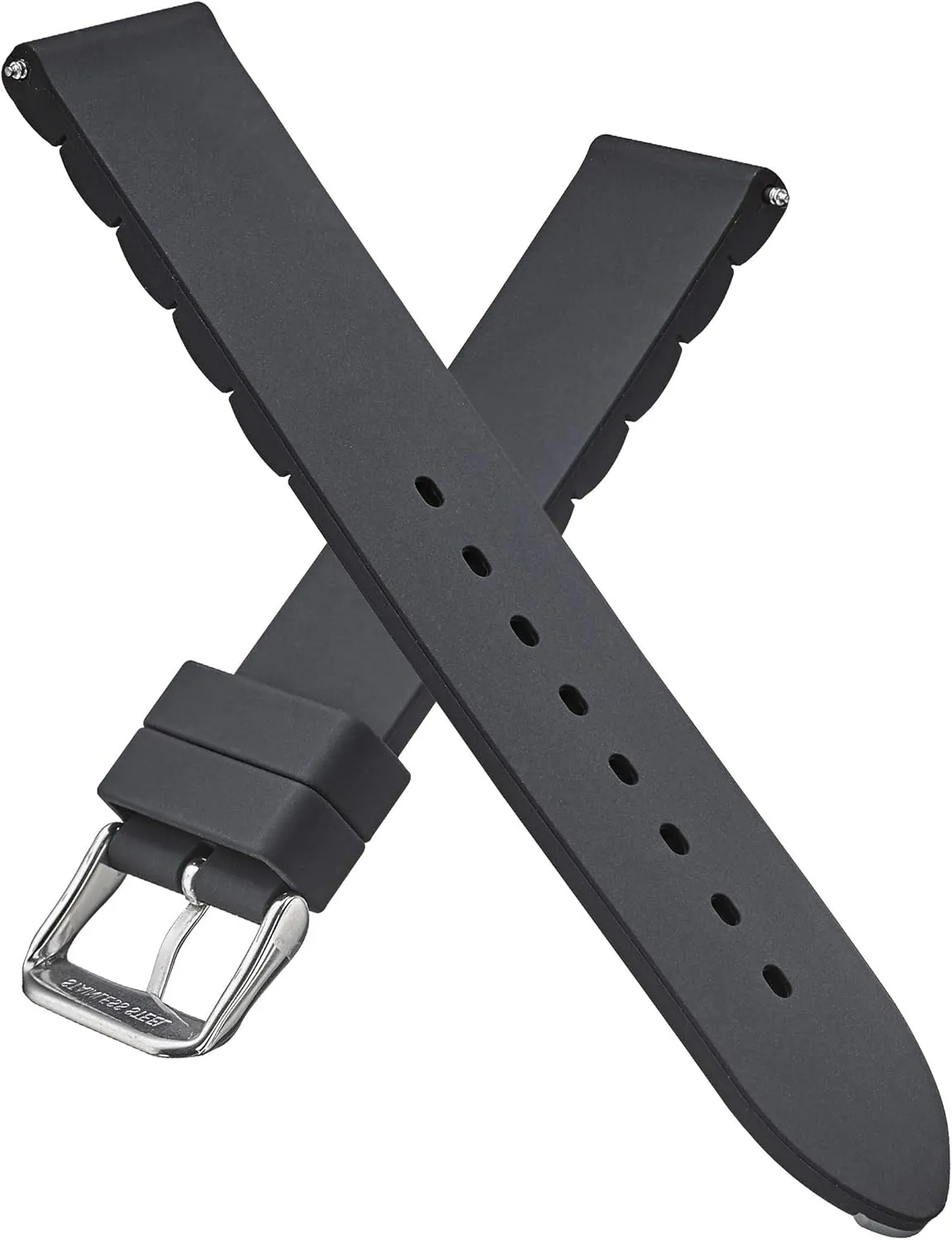 Heavy-duty Waterproof Silicone Watch Strap for Men & Women | Replacement Band Compatible with Traditional & encounter Smart Watches Alpine Silicone Sport Watch Band | 