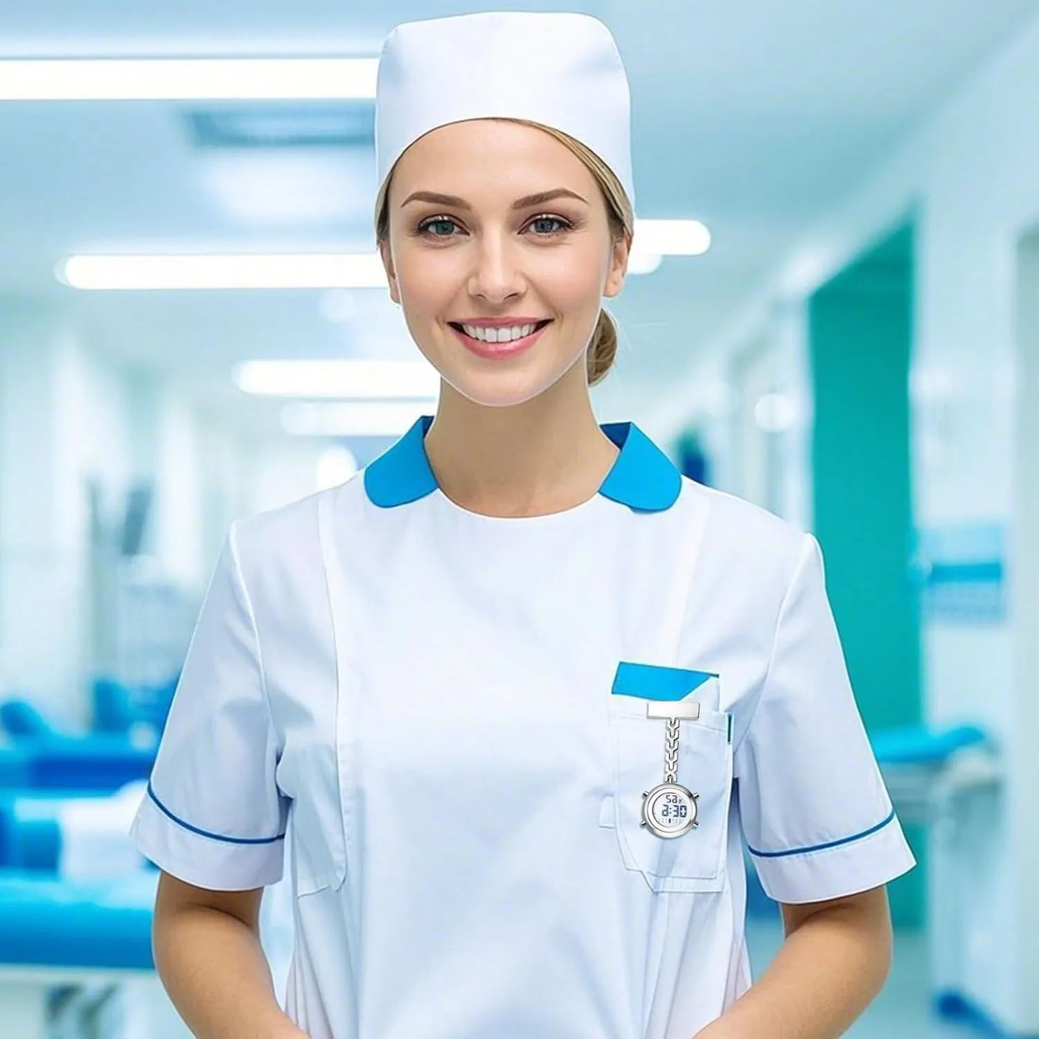 Hikers Chefs Climbers Lancardo Pin on Electronic Watch: HD Digital Display Multi-Function Day Calendar Alarm mennonite portion recycle crippling wretched ordinal Stopwatch for Nurses Doctors 