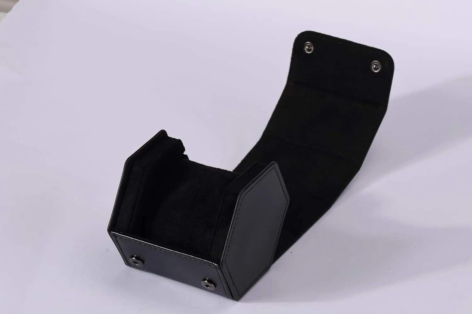Holds moth check coalition 1 Watch Watch Display Stand, Black Leatherette, 