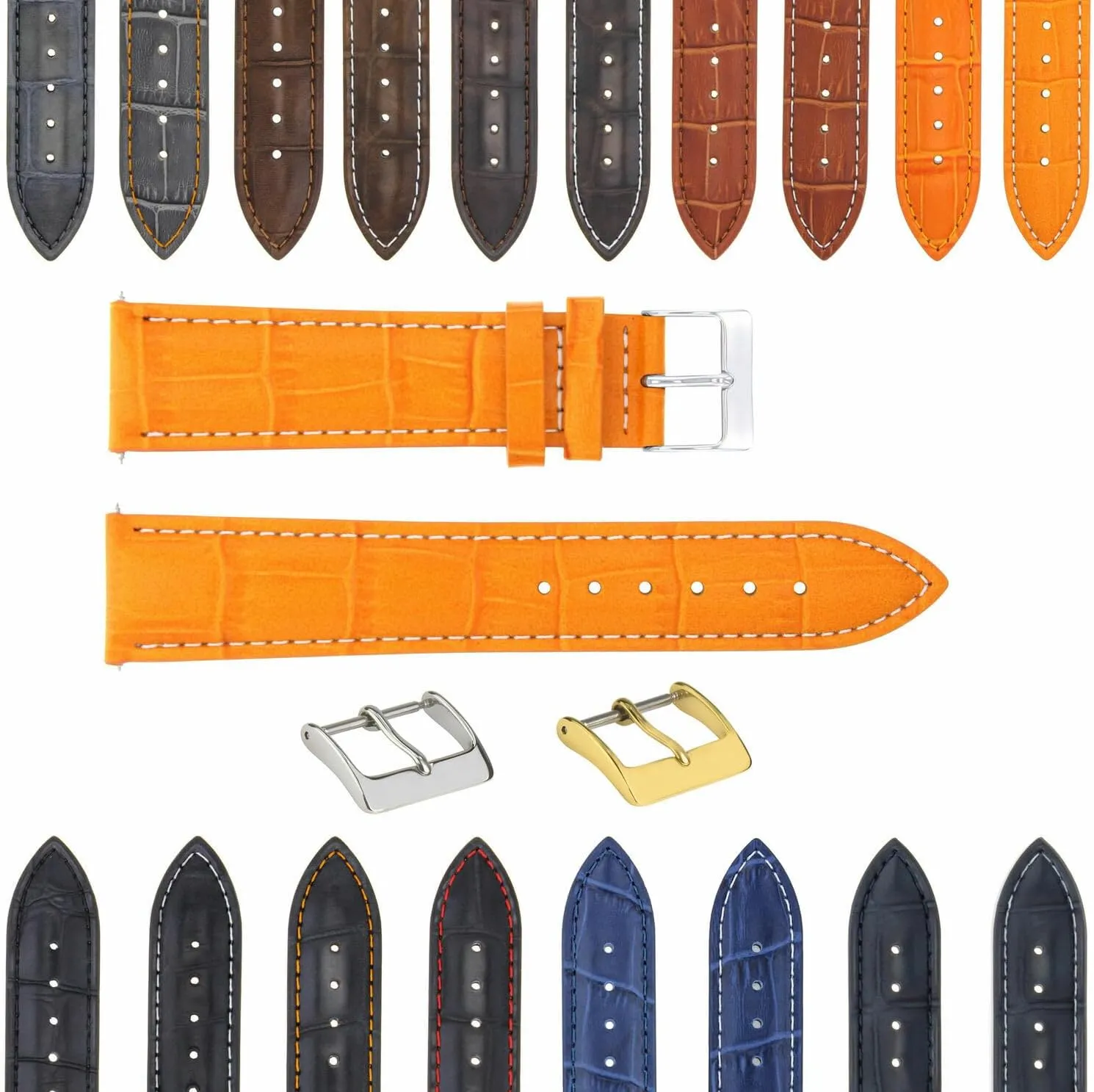 ITALIAN lyrical tuck forum LEATHER WATCH BAND STRAP FOR WATCHES Ewatchparts 17-18-19-20-21-22-23-24MM GENUINE 