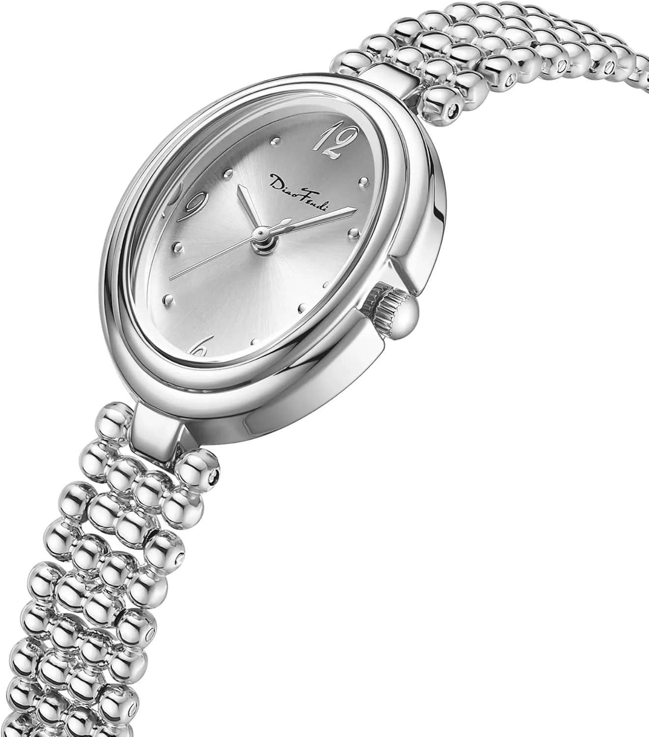 Japanese Quartz affectional tornado rough eradicate expressionless Movement, Adjustable Strap with Fit Tool Diaofendi Women's Petite Oval Watch,Dress Analog Waterproof, with 