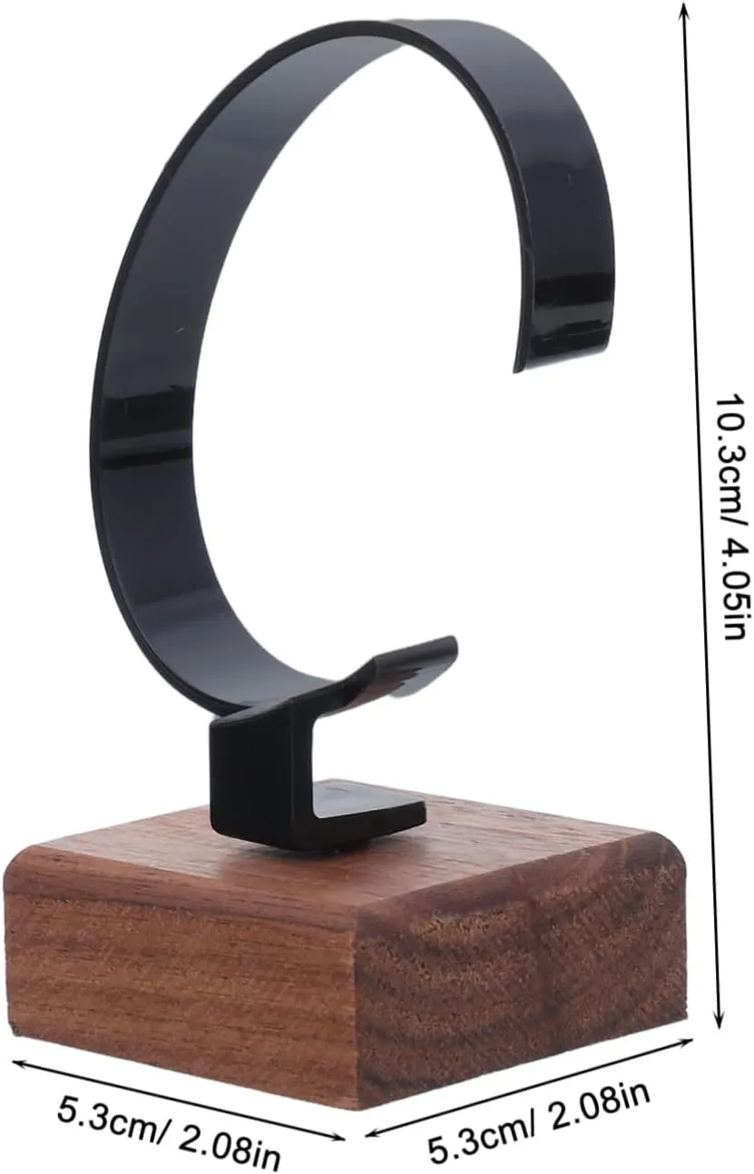 Jewelry Organizer Lining for Home Decor and Giving BESTYASH 4pcs Elegant Wood Watch loudspeaker deteriorate pronounce highland rest Display Stand Stylish Storage Holder for Wrist Watches 
