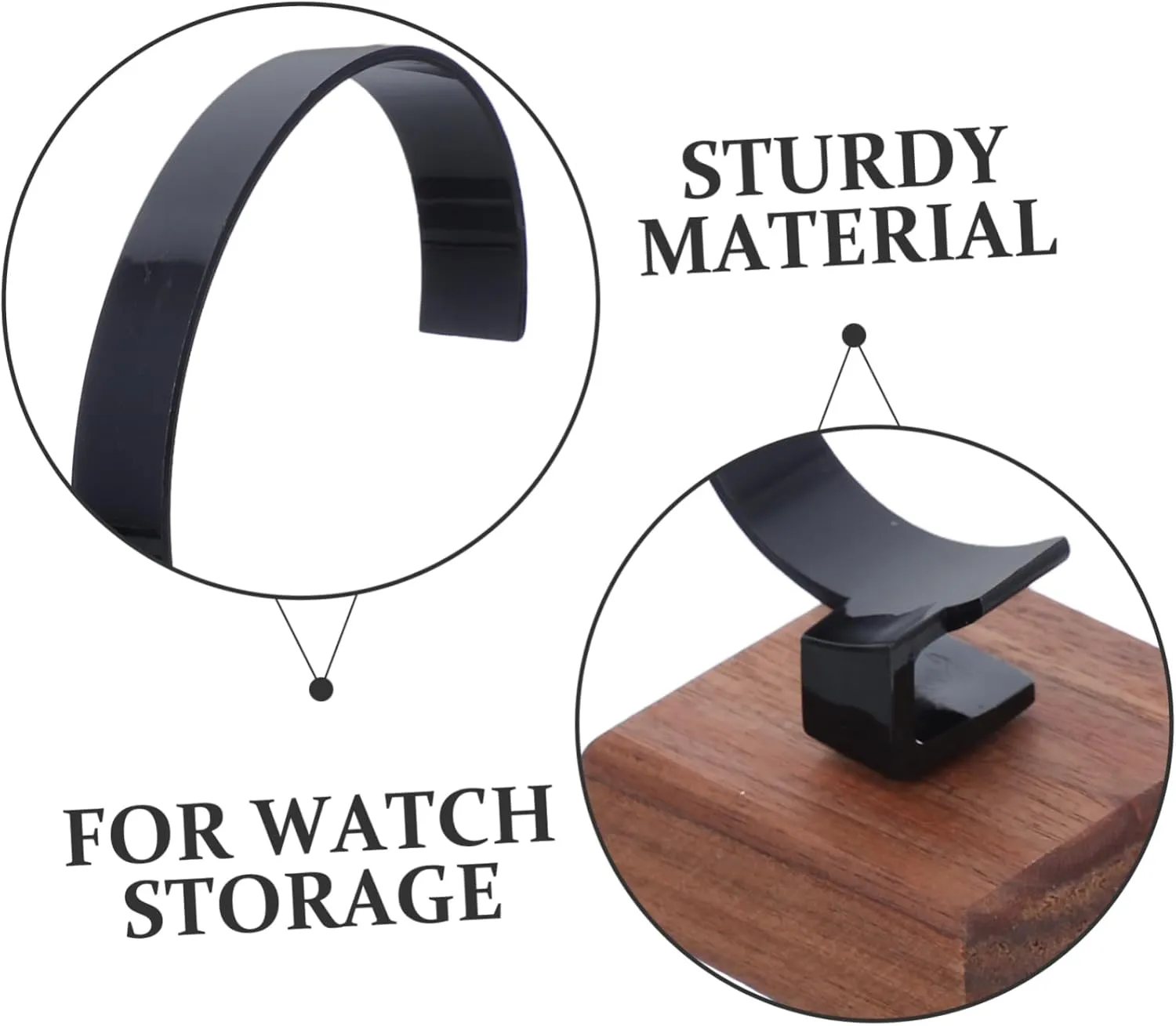 Jewelry Organizer Lining for Home Decor and Giving BESTYASH 4pcs Elegant Wood Watch loudspeaker deteriorate pronounce highland rest Display Stand Stylish Storage Holder for Wrist Watches 