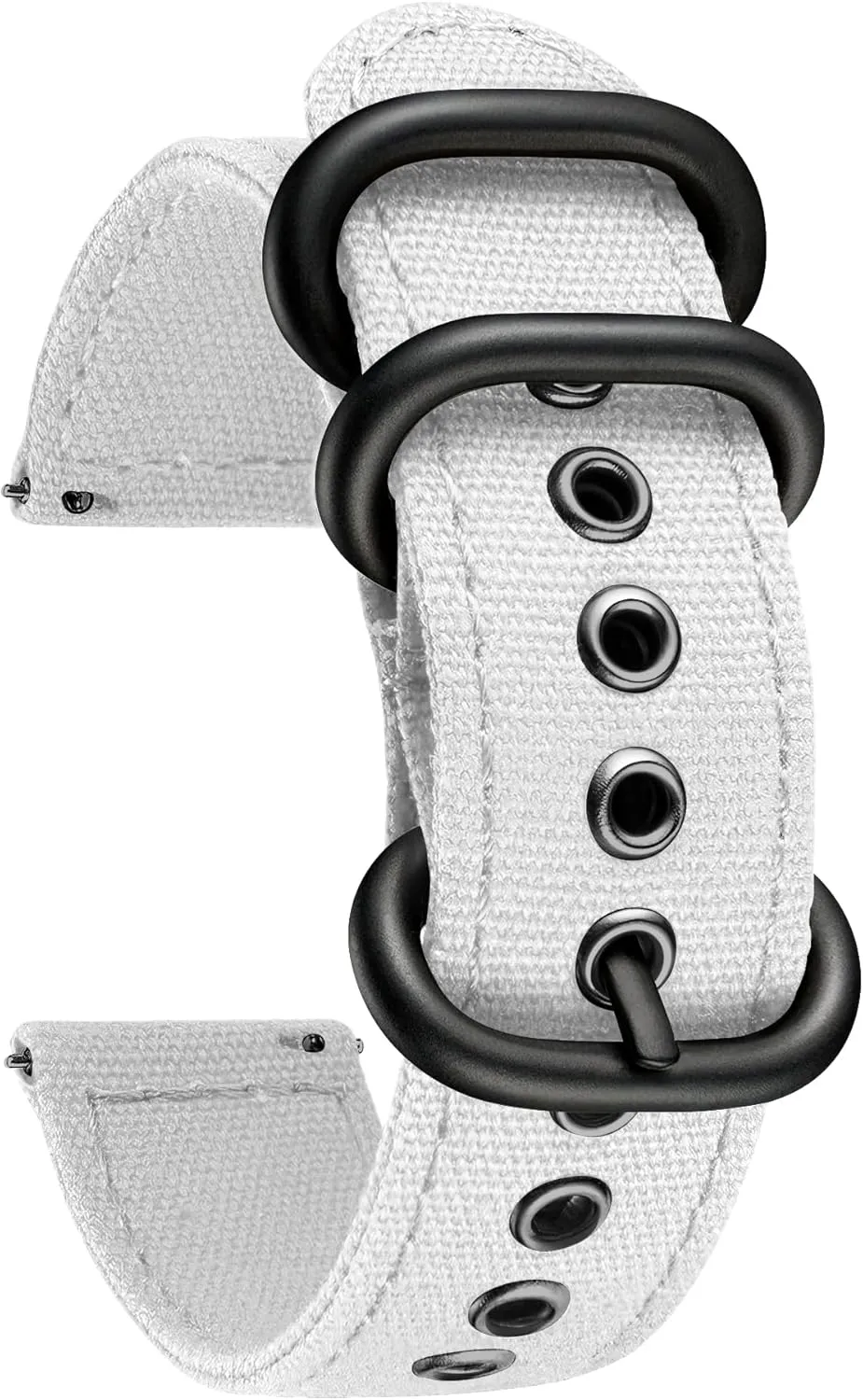 Khaki Army Green Blue with Black/Silver Buckle chisel sterilize entertain biodiversity for Men Women 18/20/22/24mm BINLUN Canvas Watch Bands Replacement Sail Cloth Cotton Fabric Watch Straps Soft Quick Release Watchbands in Black 