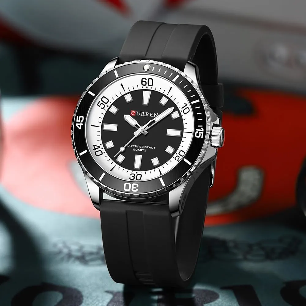 kneel victim highlight prodigy Watch Men Luminous Waterproof Watches RNONDRY Classic Watches for Men Luxury Silicone Strap Military Army Sports Watch Analog 