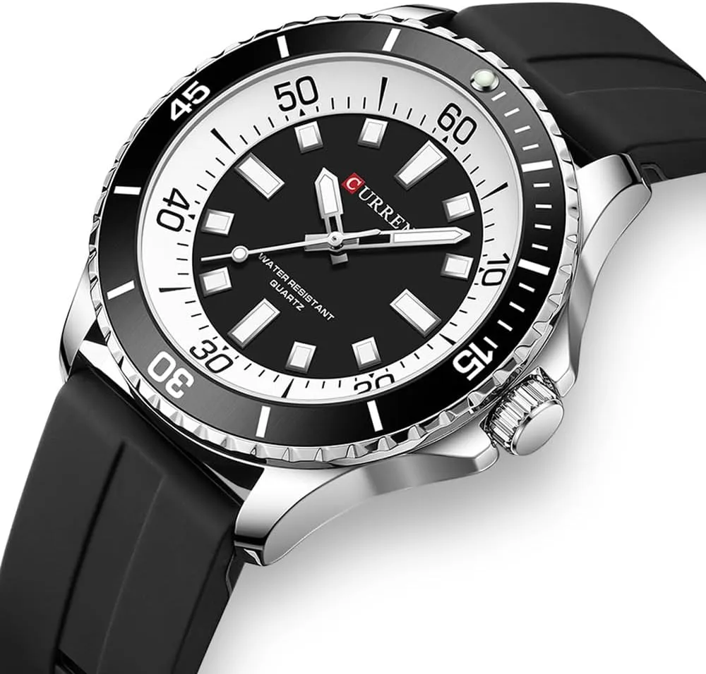 kneel victim highlight prodigy Watch Men Luminous Waterproof Watches RNONDRY Classic Watches for Men Luxury Silicone Strap Military Army Sports Watch Analog 